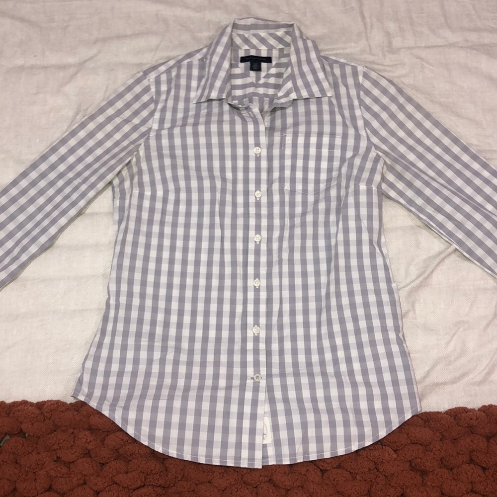Tommy Grey/White Checkered Shirt